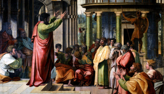 Raphael,_St_Paul_Preaching_in_Athens_(1515)